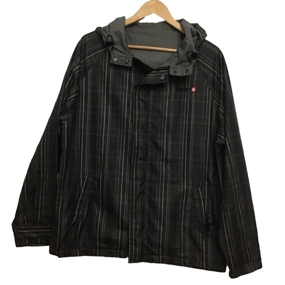 𝅺ELEMENT rain coat medium fall jacket splash coat grey green - Picture 1 of 16